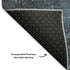 8' Blue And Gray Abstract Washable Round Rug With UV Protection