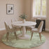 8' Artichoke Green And Gray Abstract Washable Round Rug With UV Protection