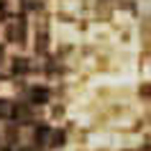 5' X 8' Coffee And Beige Abstract Washable Area Rug With UV Protection