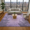 8' X 10' Purple And Lavender Abstract Washable Area Rug With UV Protection