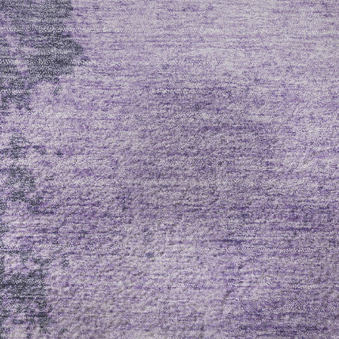 8' X 10' Purple And Lavender Abstract Washable Area Rug With UV Protection