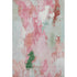 5' X 8' Blush Green And Ivory Abstract Washable Area Rug With UV Protection