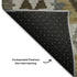 5' X 8' Brown And Ivory Tribal Washable Area Rug With UV Protection