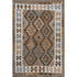 8' X 10' Copper And Ivory Tribal Washable Area Rug With UV Protection