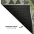 8' X 10' Olive Green And Ivory Tribal Washable Area Rug With UV Protection