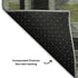 5' X 8' Brown Green And Charcoal Tribal Washable Area Rug With UV Protection