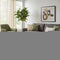 5' X 8' Chocolate Beige And Charcoal Tribal Washable Area Rug With UV Protection