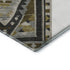 5' X 8' Chocolate Beige And Charcoal Tribal Washable Area Rug With UV Protection