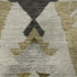 5' X 8' Chocolate Beige And Charcoal Tribal Washable Area Rug With UV Protection