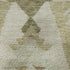 5' X 8' Linen Ivory And Khaki Tribal Washable Area Rug With UV Protection