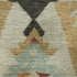 5' X 8' Red Charcoal And Gold Tribal Washable Area Rug With UV Protection