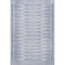 5' X 8' Blue And Denim Blue Geometric Washable Area Rug With UV Protection