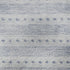 8' Blue And Denim Blue Geometric Washable Round Rug With UV Protection