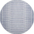 8' Blue And Denim Blue Geometric Washable Round Rug With UV Protection