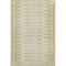 5' X 8' Gold And Beige Geometric Washable Area Rug With UV Protection