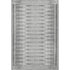 5' X 8' Gray And Silver Geometric Washable Area Rug With UV Protection