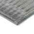 5' X 8' Gray And Silver Geometric Washable Area Rug With UV Protection