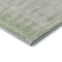 8' Sage And Fern Green Geometric Washable Round Rug With UV Protection