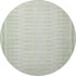 8' Sage And Fern Green Geometric Washable Round Rug With UV Protection