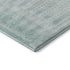 8' Turquoise And Aqua Geometric Washable Round Rug With UV Protection
