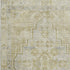 5' X 8' Gold And Gray Medallion Washable Area Rug With UV Protection
