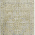 5' X 8' Gold And Gray Medallion Washable Area Rug With UV Protection