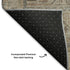 8' X 10' Beige Coffee And Gray Geometric Washable Area Rug With UV Protection