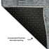5' X 8' Blue And Gray Geometric Washable Area Rug With UV Protection
