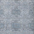 5' X 8' Blue And Gray Geometric Washable Area Rug With UV Protection