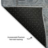 9' X 12' Blue And Gray Geometric Washable Area Rug With UV Protection