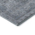 9' X 12' Blue And Gray Geometric Washable Area Rug With UV Protection