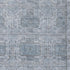 9' X 12' Blue And Gray Geometric Washable Area Rug With UV Protection