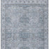 9' X 12' Blue And Gray Geometric Washable Area Rug With UV Protection