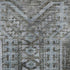 8' X 10' Chocolate And Blue Geometric Washable Area Rug With UV Protection