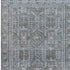 8' X 10' Chocolate And Blue Geometric Washable Area Rug With UV Protection