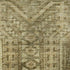 5' X 8' Khaki And Taupe Geometric Washable Area Rug With UV Protection