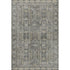 5' X 8' Pewter And Gray Geometric Washable Area Rug With UV Protection
