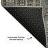 5' X 8' Pewter And Gray Geometric Washable Area Rug With UV Protection