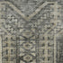 8' X 10' Pewter And Gray Geometric Washable Area Rug With UV Protection