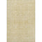 5' X 8' Wheat And Beige Geometric Washable Area Rug With UV Protection