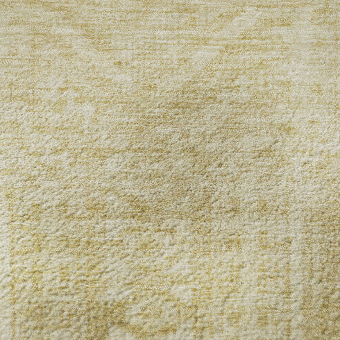 5' X 8' Wheat And Beige Geometric Washable Area Rug With UV Protection
