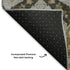 5' X 8' Brown And Gray Ikat Washable Area Rug With UV Protection