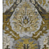 5' X 8' Brown And Gray Ikat Washable Area Rug With UV Protection