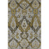 8' X 10' Brown And Gray Ikat Washable Area Rug With UV Protection