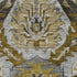 8' X 10' Brown And Gray Ikat Washable Area Rug With UV Protection
