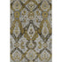 8' X 10' Brown And Gray Ikat Washable Area Rug With UV Protection