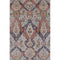 8' X 10' Blue Copper And Beige Ikat Washable Area Rug With UV Protection