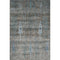 8' X 10' Brown And Blue Floral Washable Area Rug With UV Protection