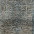 8' X 10' Brown And Blue Floral Washable Area Rug With UV Protection