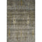 8' X 10' Pewter And Gold Floral Washable Area Rug With UV Protection